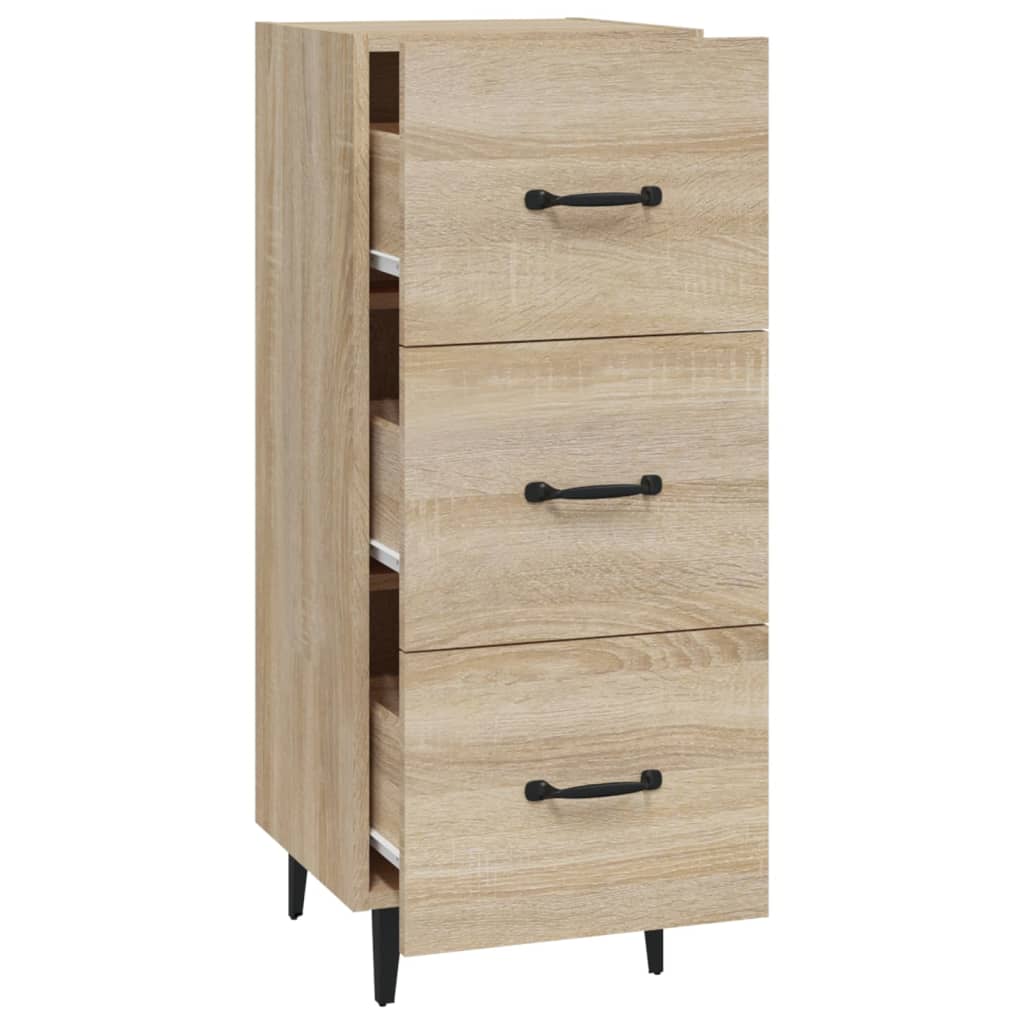 Sideboard Sonoma-Eiche 34,5x34x90 cm Holzwerkstoff