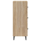 Sideboard Sonoma-Eiche 34,5x34x90 cm Holzwerkstoff