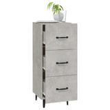 Concrete Grey Sideboard 34.5x34x90 cm Engineered Wood