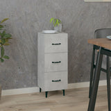 Concrete Grey Sideboard 34.5x34x90 cm Engineered Wood