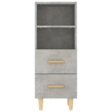 Sideboard Betongrau 34,5x34x90 cm Holzwerkstoff