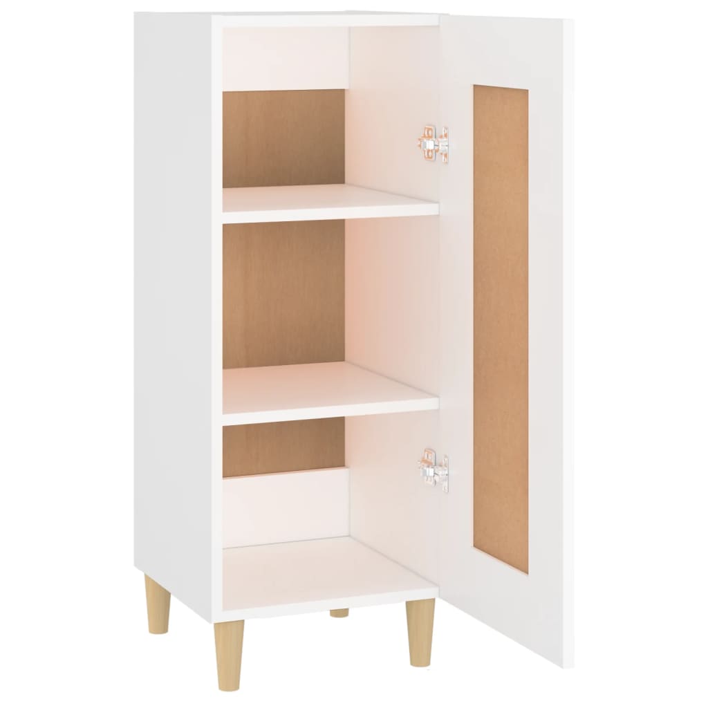 Buffet blanc 34,5x34x90 cm bois d'ingénierie