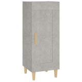 Buffet Gris béton 34,5x34x90 cm Bois d'ingénierie