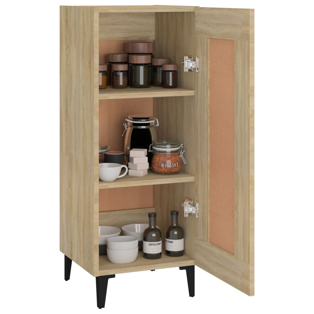 Buffet Chêne sonoma 34,5x34x90 cm Bois d'ingénierie