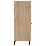 Sideboard Sonoma-Eiche 34,5x34x90 cm Holzwerkstoff