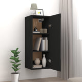 Armoire murale Noir 34,5x34x90 cm Bois d'ingénierie