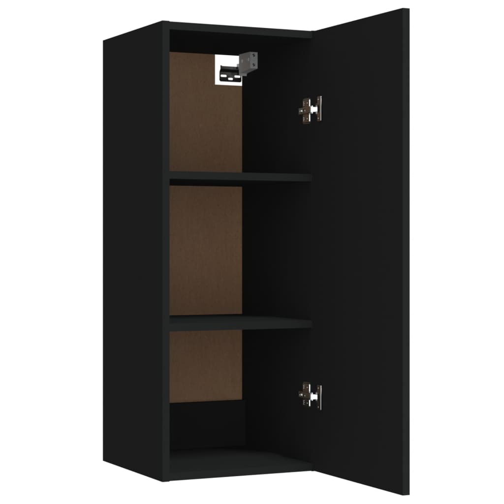 Armoire murale Noir 34,5x34x90 cm Bois d'ingénierie