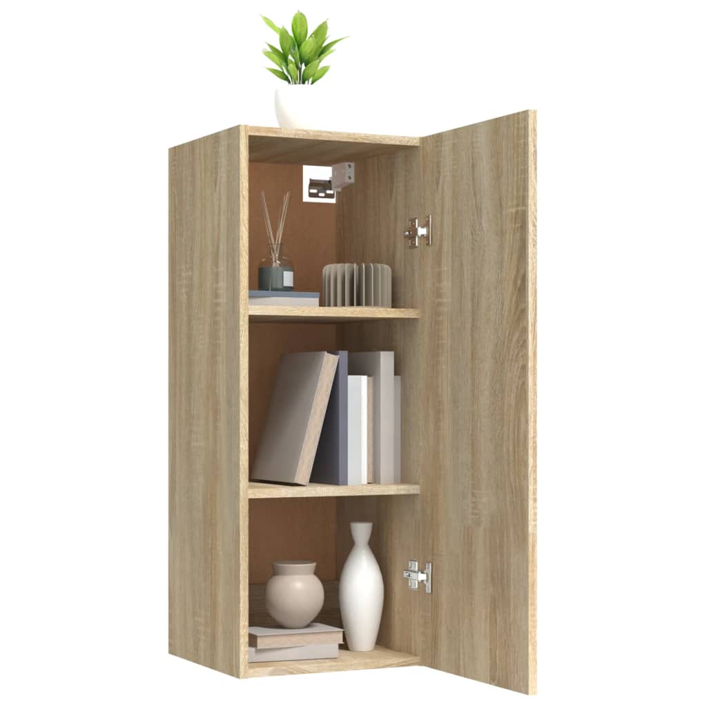 Armoire murale Chêne sonoma 34,5x34x90 cm Bois d'ingénierie