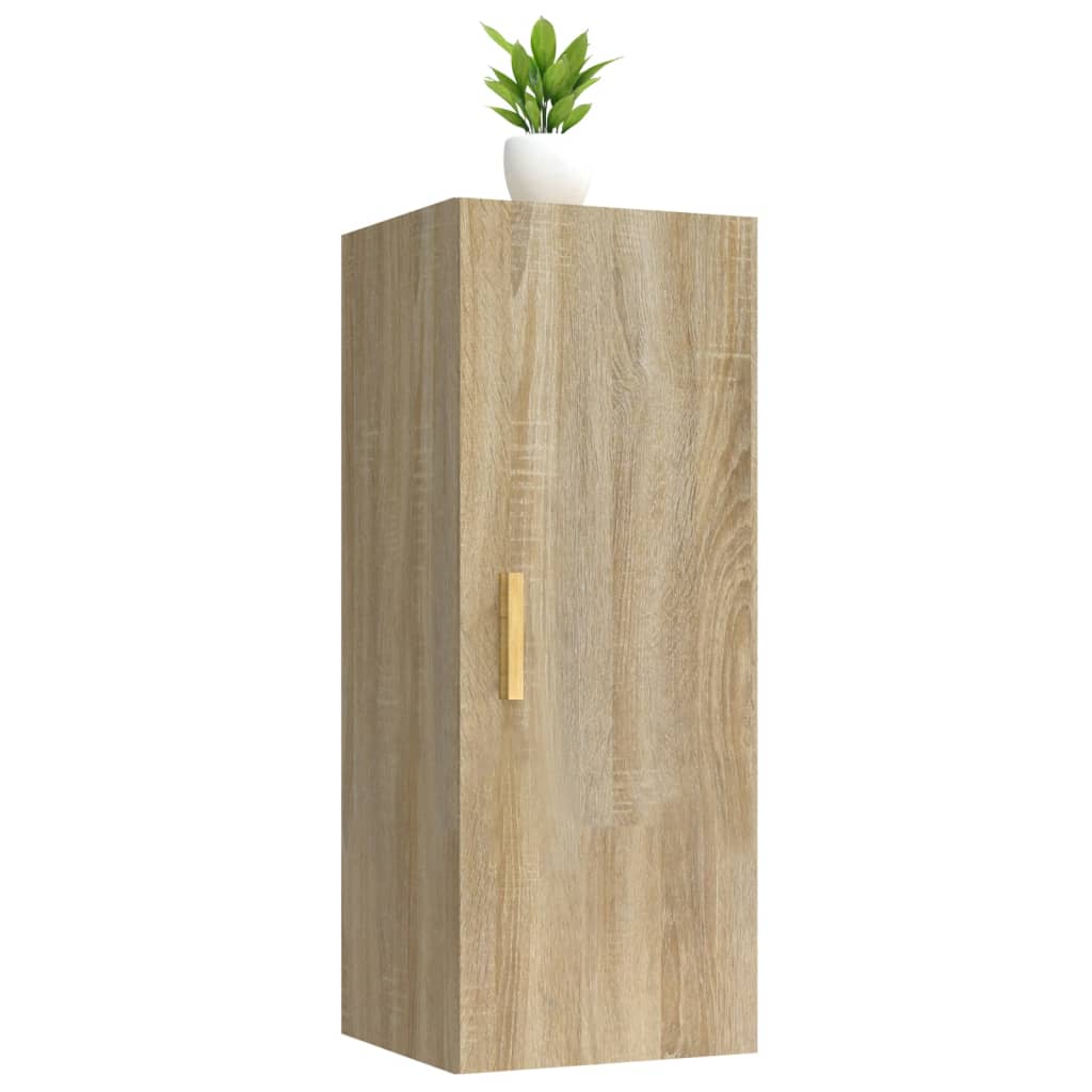 Armoire murale Chêne sonoma 34,5x34x90 cm Bois d'ingénierie