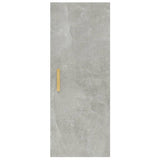 Armoire murale Gris béton 34,5x34x90 cm Bois d'ingénierie