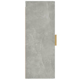 Armoire murale Gris béton 34,5x34x90 cm Bois d'ingénierie