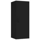 Armoire murale suspendue Noir 34,5x34x90 cm Bois d'ingénierie