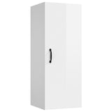 Armoire murale suspendue Blanc brillant 34,5x34x90 cm