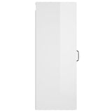 Armoire murale suspendue Blanc brillant 34,5x34x90 cm