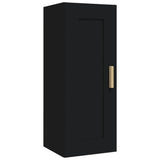 Armoire murale Noir 35x34x90 cm Bois d'ingénierie