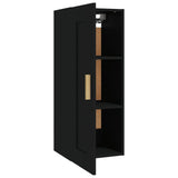 Armoire murale Noir 35x34x90 cm Bois d'ingénierie