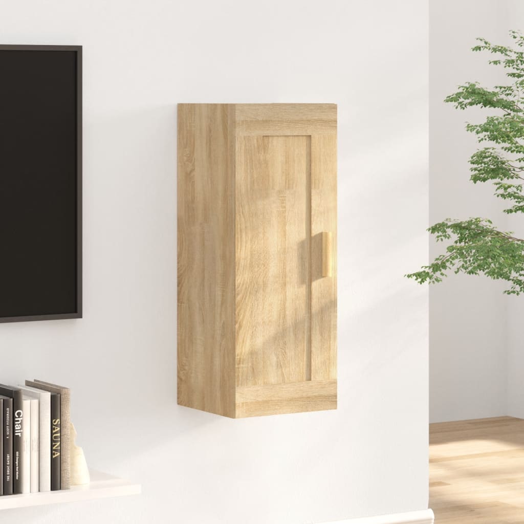 Armoire murale Chêne sonoma 35x34x90 cm Bois d'ingénierie