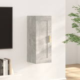 Armoire murale Gris béton 35x34x90 cm Bois d'ingénierie