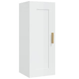 Armoire murale Blanc brillant 35x34x90 cm Bois d'ingénierie