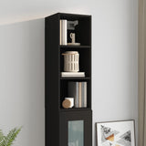 Armoire murale Noir 34,5x32,5x90 cm Bois d'ingénierie