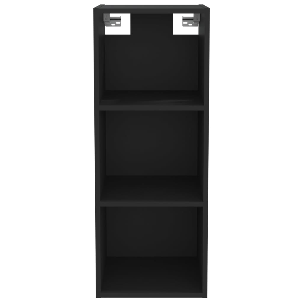 Armoire murale Noir 34,5x32,5x90 cm Bois d'ingénierie