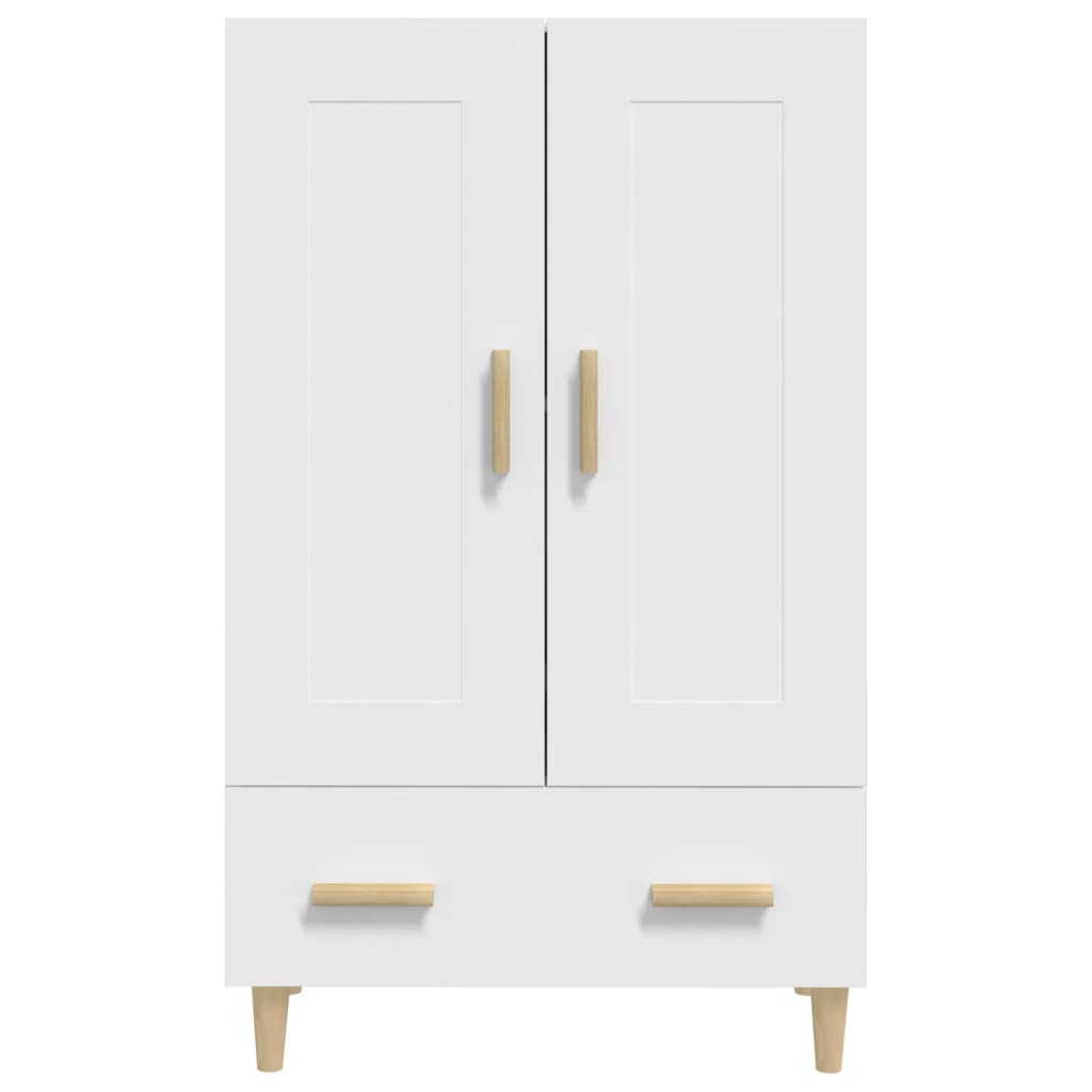 Buffet haut Blanc 70x31x115 cm Bois d'ingénierie