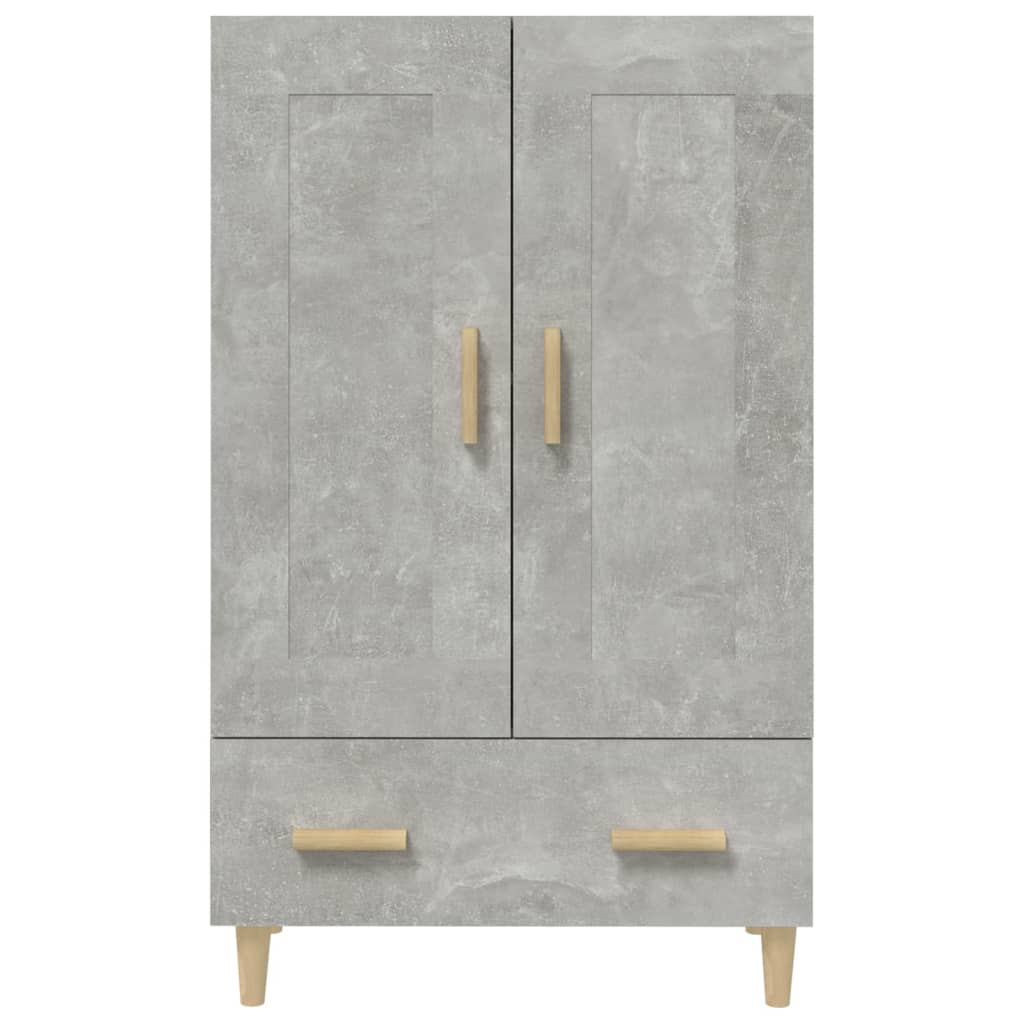 High sideboard Concrete gray 70x31x115 cm Engineered wood