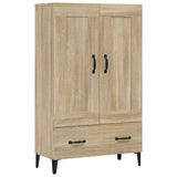 Buffet haut Chêne sonoma 70x31x115 cm Bois d'ingénierie