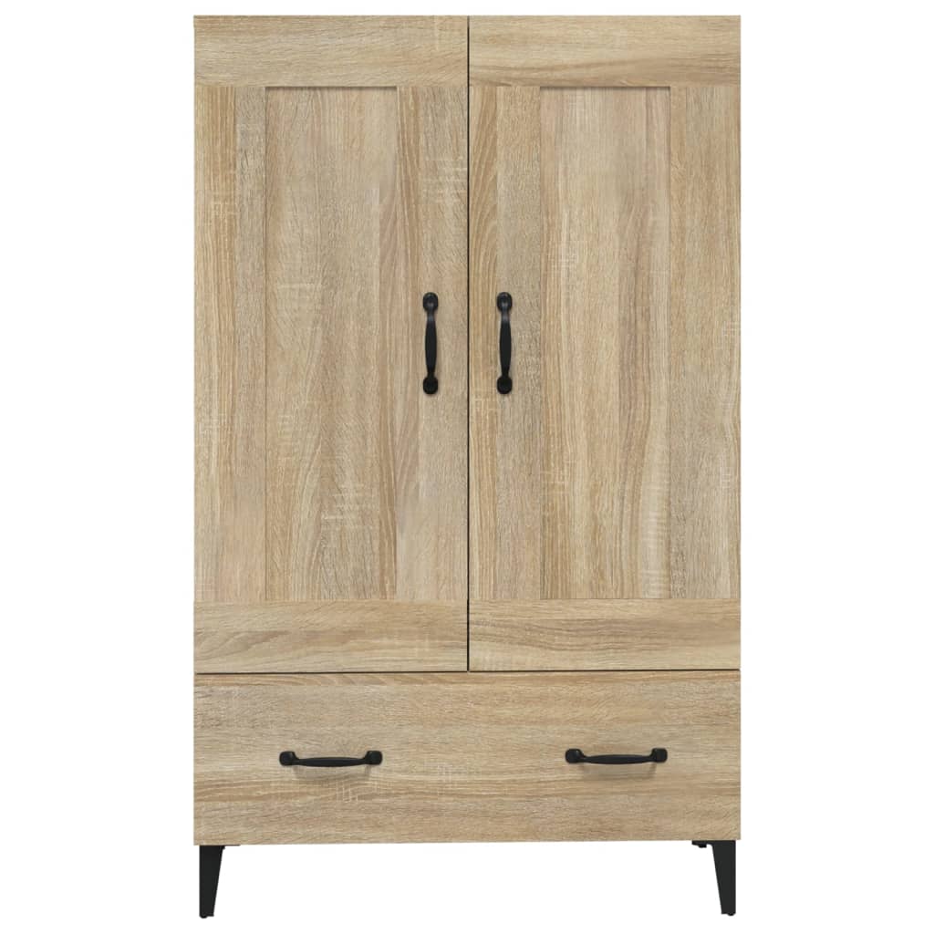 Buffet haut Chêne sonoma 70x31x115 cm Bois d'ingénierie