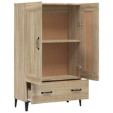 Buffet haut Chêne sonoma 70x31x115 cm Bois d'ingénierie