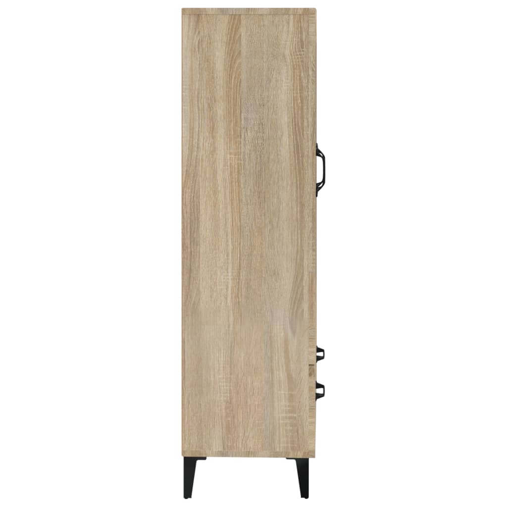 Buffet haut Chêne sonoma 70x31x115 cm Bois d'ingénierie