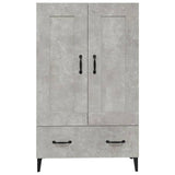 High sideboard Concrete gray 70x31x115 cm Engineered wood