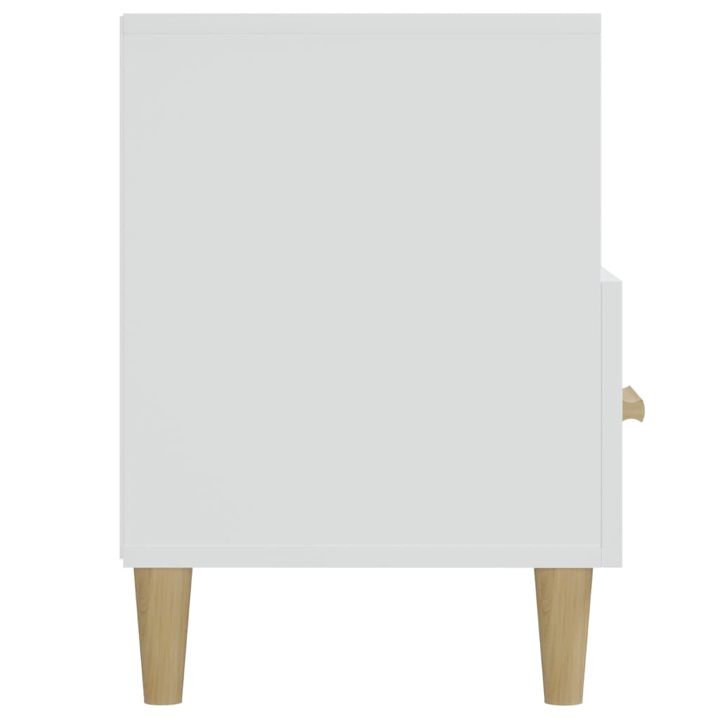 Meuble TV Blanc 102x36x50 cm Bois d'ingénierie