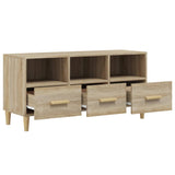 Meuble TV Chêne sonoma 102x36x50 cm Bois d'ingénierie