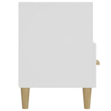 Meuble TV Blanc brillant 102x36x50 cm Bois d'ingénierie