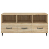 Meuble TV Chêne sonoma 102x35x50 cm Bois d'ingénierie