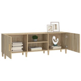 Meuble TV Chêne sonoma 150x30x50 cm Bois d'ingénierie