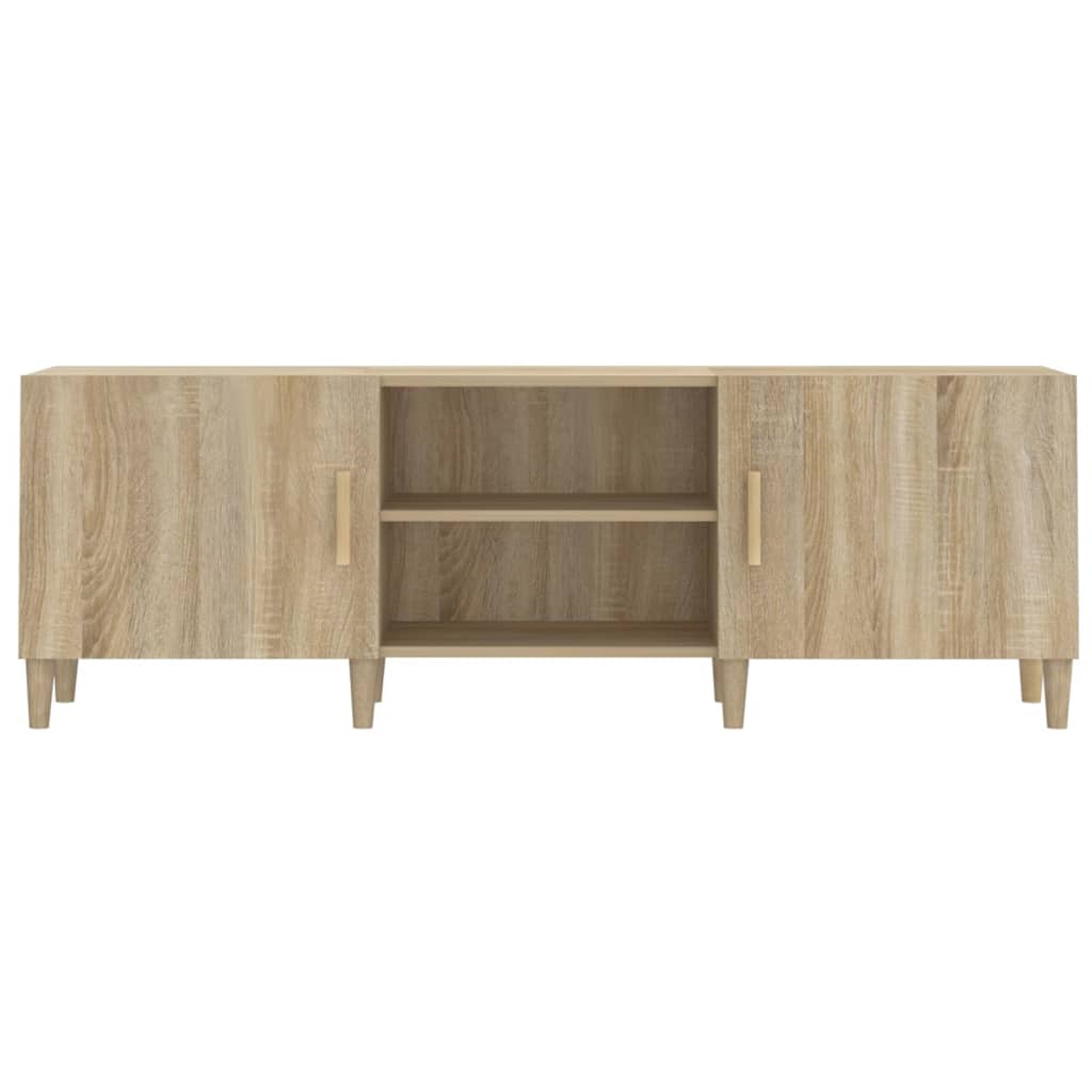 TV cabinet Sonoma oak 150x30x50 cm Engineered wood