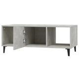 Couchtisch Betongrau 102x50x40 cm Holzwerkstoff