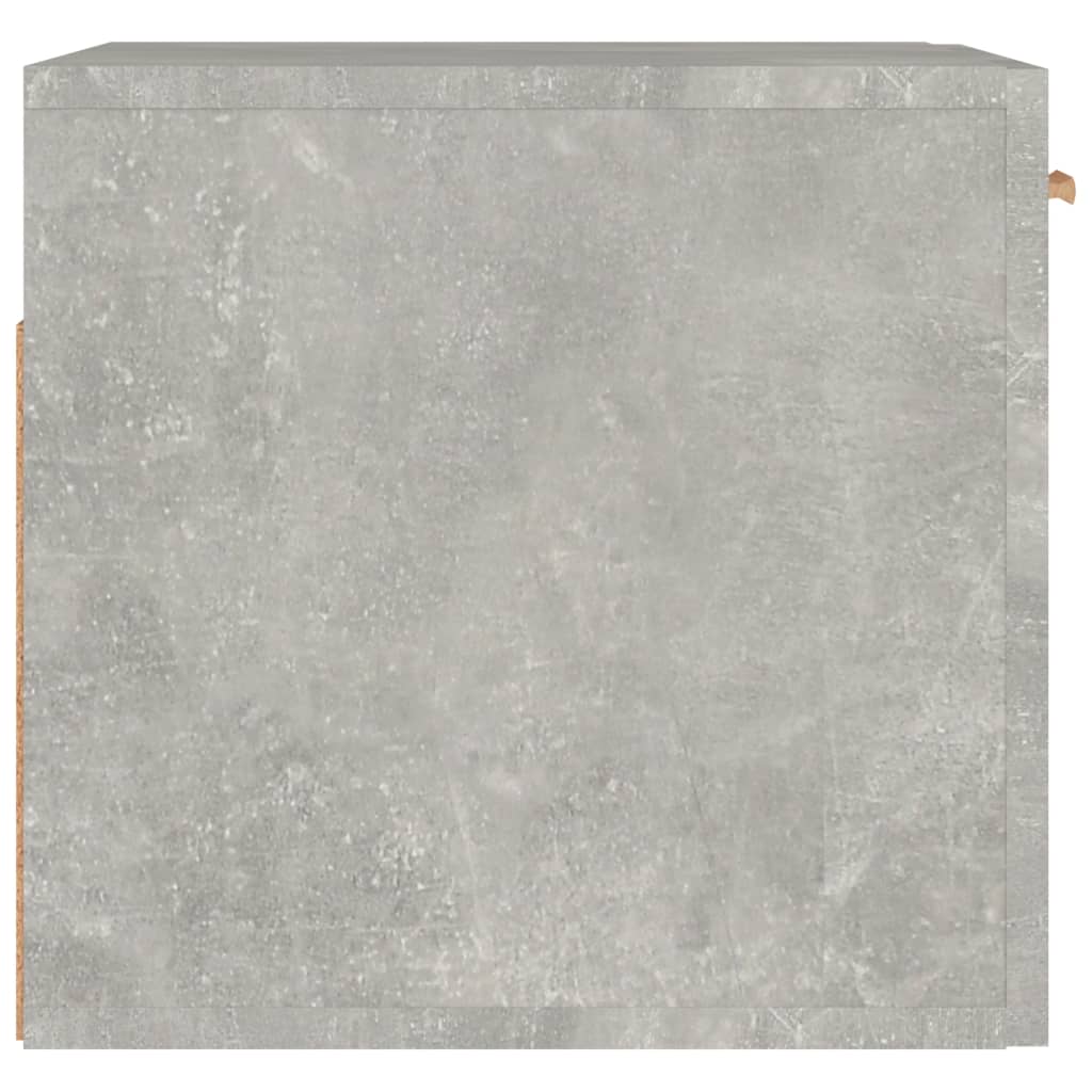 Armoire murale Gris béton 80x35x36,5 cm Bois d'ingénierie