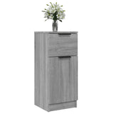 Sonoma graues Sideboard 30x30x70 cm Holzwerkstoff