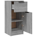 Buffets 2 pcs Sonoma gris 30x30x70 cm Bois d'ingénierie