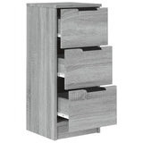 Sideboards 2 Stk. Sonomagrau 30x30x70 cm Holzwerkstoff