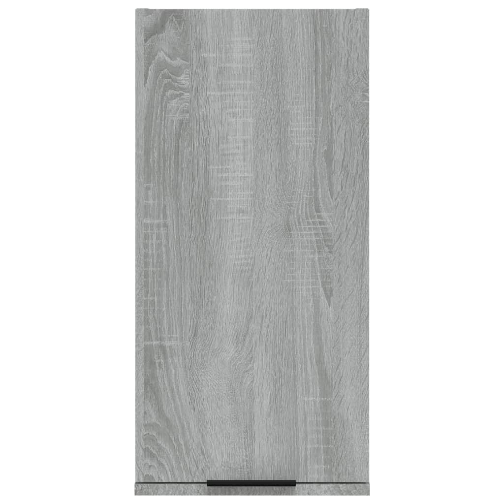 Armoire de salle de bain murale Sonoma gris 32x20x67 cm