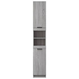 Armoire de bain Sonoma gris 32x34x188,5 cm Bois d'ingénierie