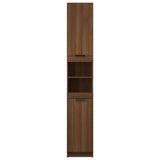 Bathroom cabinet Brown oak 32x34x188.5 cm Engineered wood