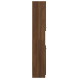 Armoire de bain Chêne marron 32x34x188,5 cm Bois d'ingénierie