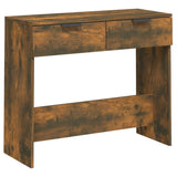 Console table Smoked oak 90x36x75 cm Engineered wood