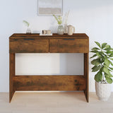 Console table Smoked oak 90x36x75 cm Engineered wood