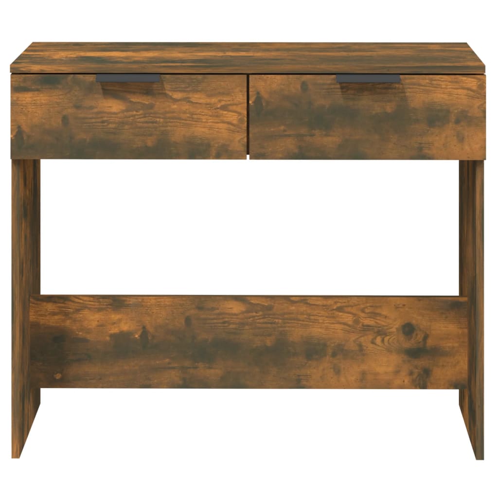 Console table Smoked oak 90x36x75 cm Engineered wood